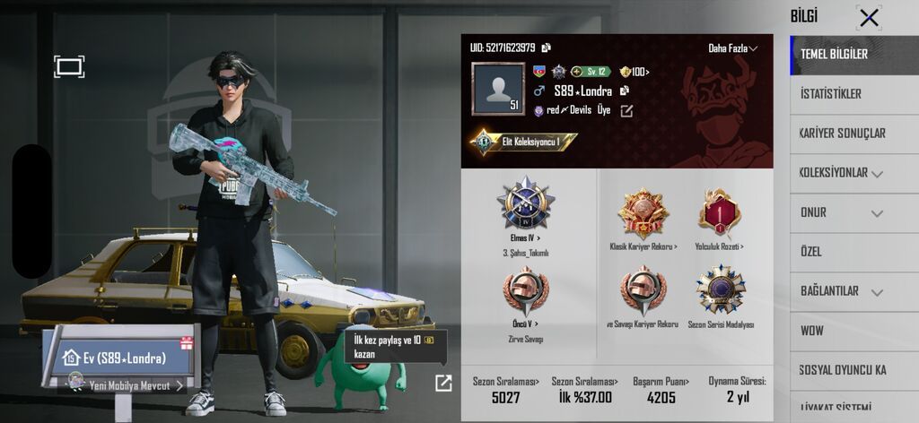 Pubg mobil hesab deyerinen ucuz satilir oyunu biraxiram deye satiram — Oyunlar, konsollər və proqramlar, Salyan (9)