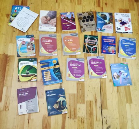 Məktəb və imtahan hazırlığı üçün geniş dərs vəsaitləri paketi — Bakı