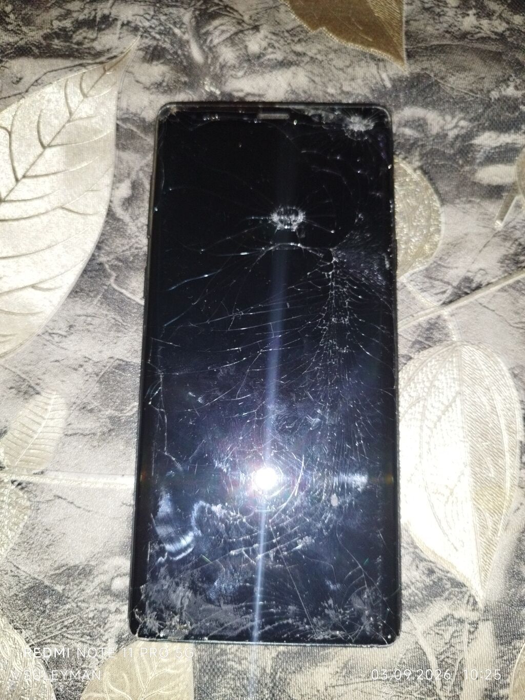 Samsung Galaxy Note 9, 128 GB, rəng - Qara, Qırıq — Samsung, Bakı (2)