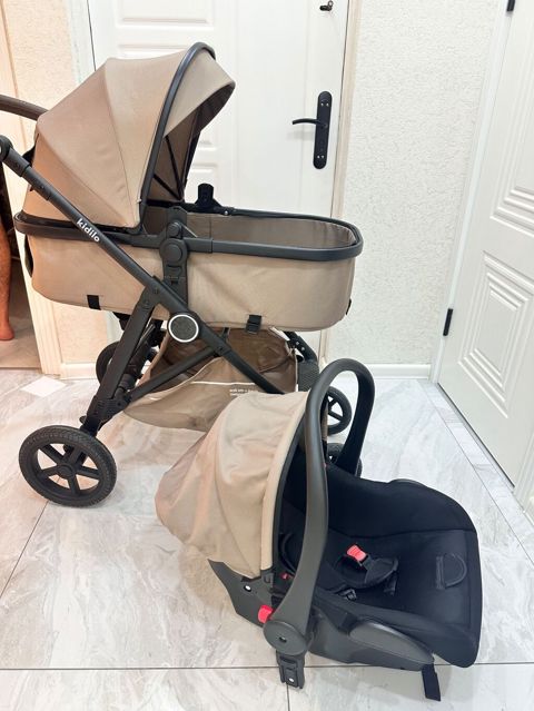 Kidilo 2-in-1 uşaq arabası + avtokreslo (beşik modullu) - Rəng — Bakı