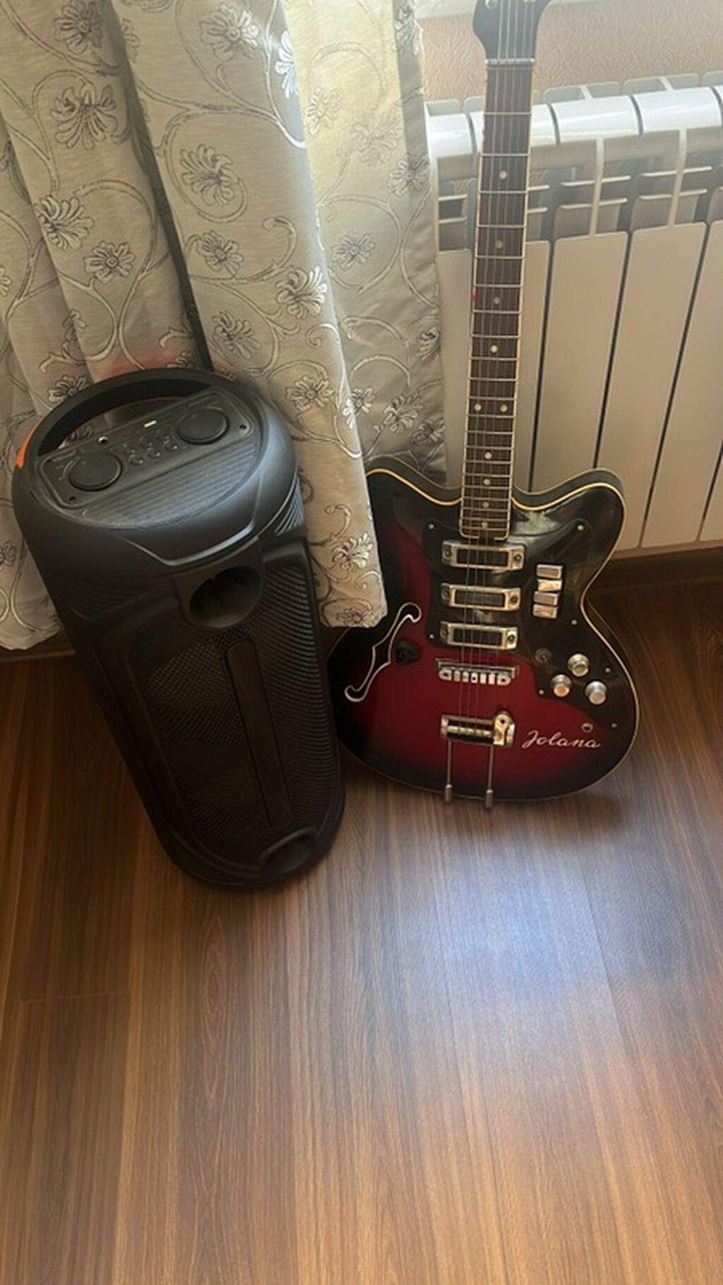 Məhsul: Jolana yarım-hollow elektrik gitara Xüsusiyyətlər: - Korpus — Gitarlar və digər simli alətlər, Masazır (2)