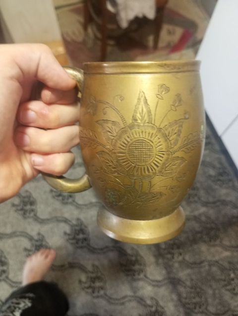 Fincanlar, rəng - Sarı, Metal, 1 əd — Sumqayıt