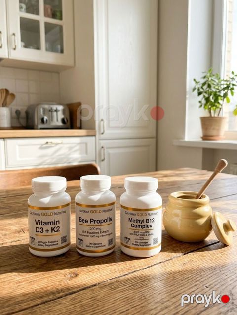 California Gold Nutrition qida əlavələri seti - Vitamin D3, 125 mcg — Bakı