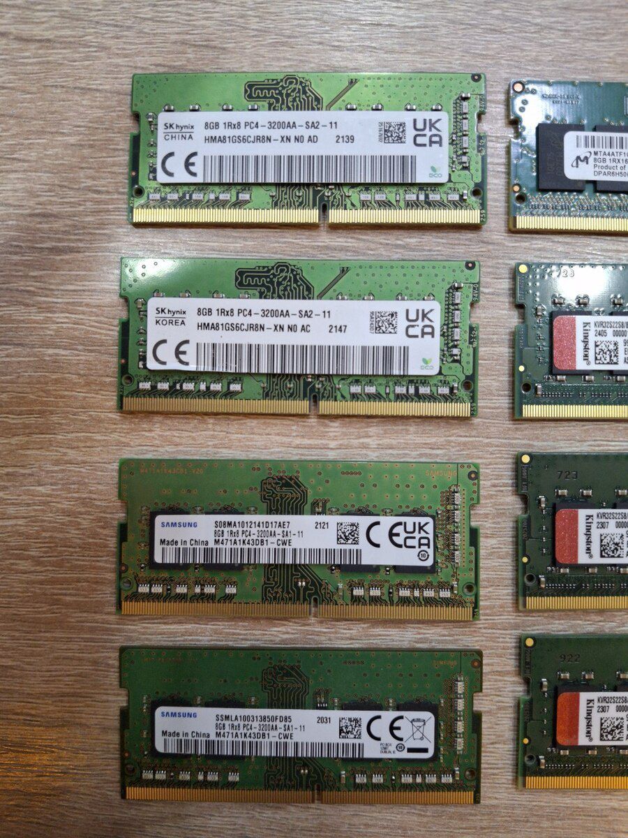 Operativ yaddaş DDR4 3200 AA 8GB RAM — Kompüterlər və noutbuklar, Bakı (3)