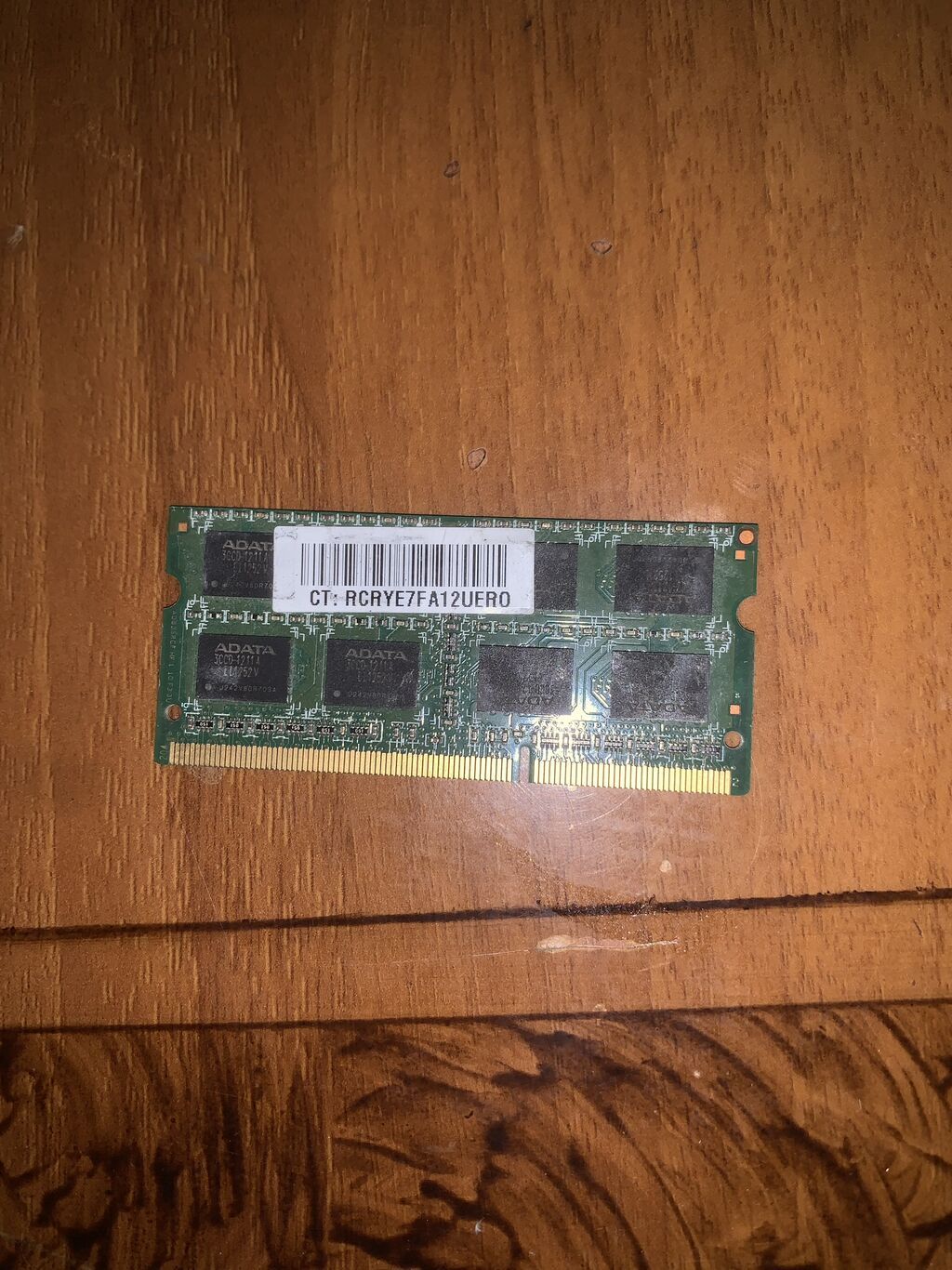 ADATA4GB DDR3 1600 MHz RAM satılır, noutbuk üçündür. Vəziyyəti — Operativ yaddaş, Pirəkəşkül (2)