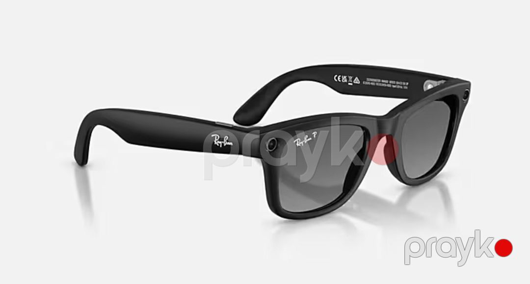 Ray-Ban Meta Wayfarer (Gen 2) - Matte Black / Graphite Polarized — Səs texnikası, Bakı (3)
