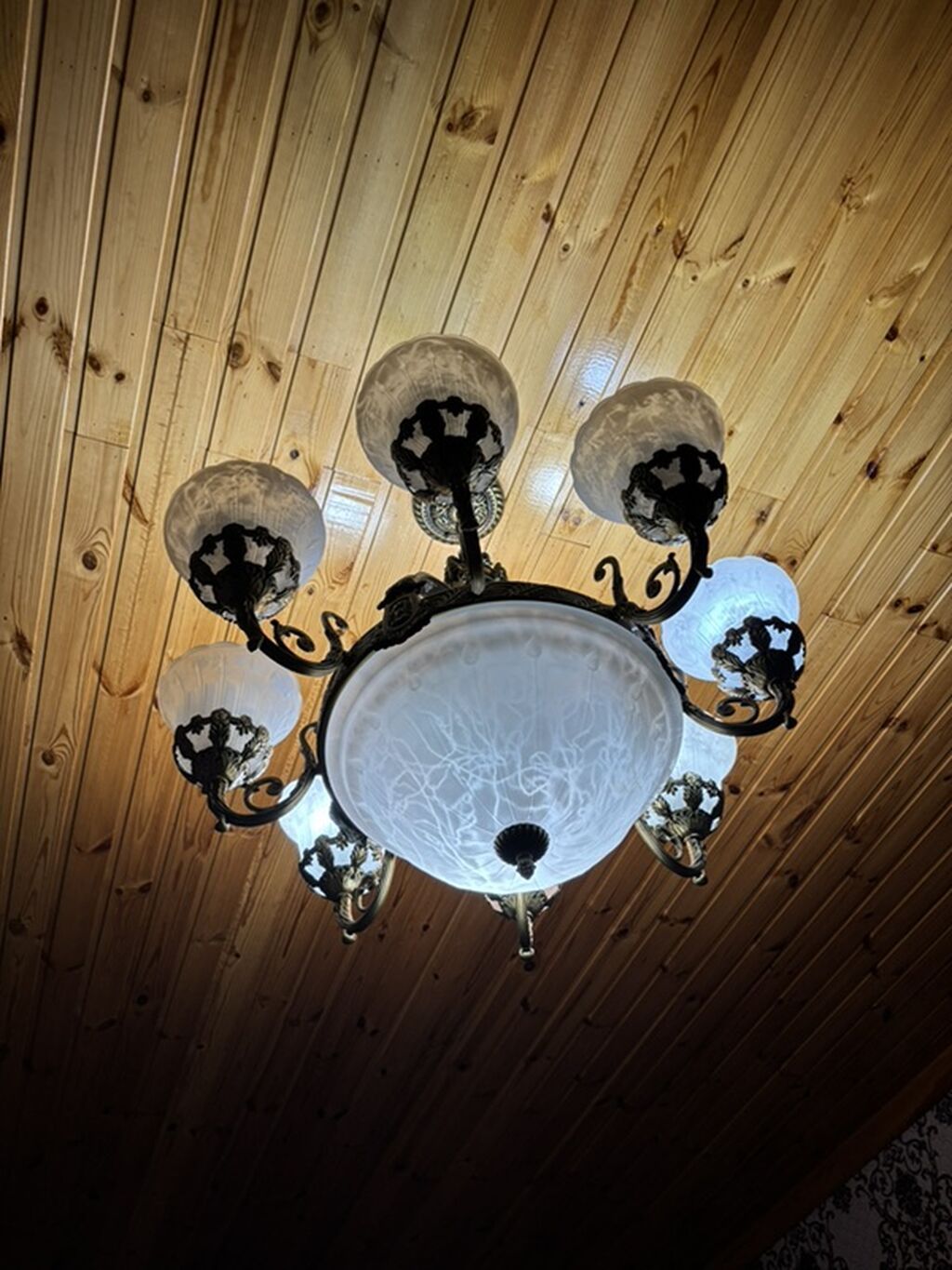 Çılçıraq, 9 lampa, Metal — Tavan is?qlar? v? cilc?raqlar, Masazır (2)
