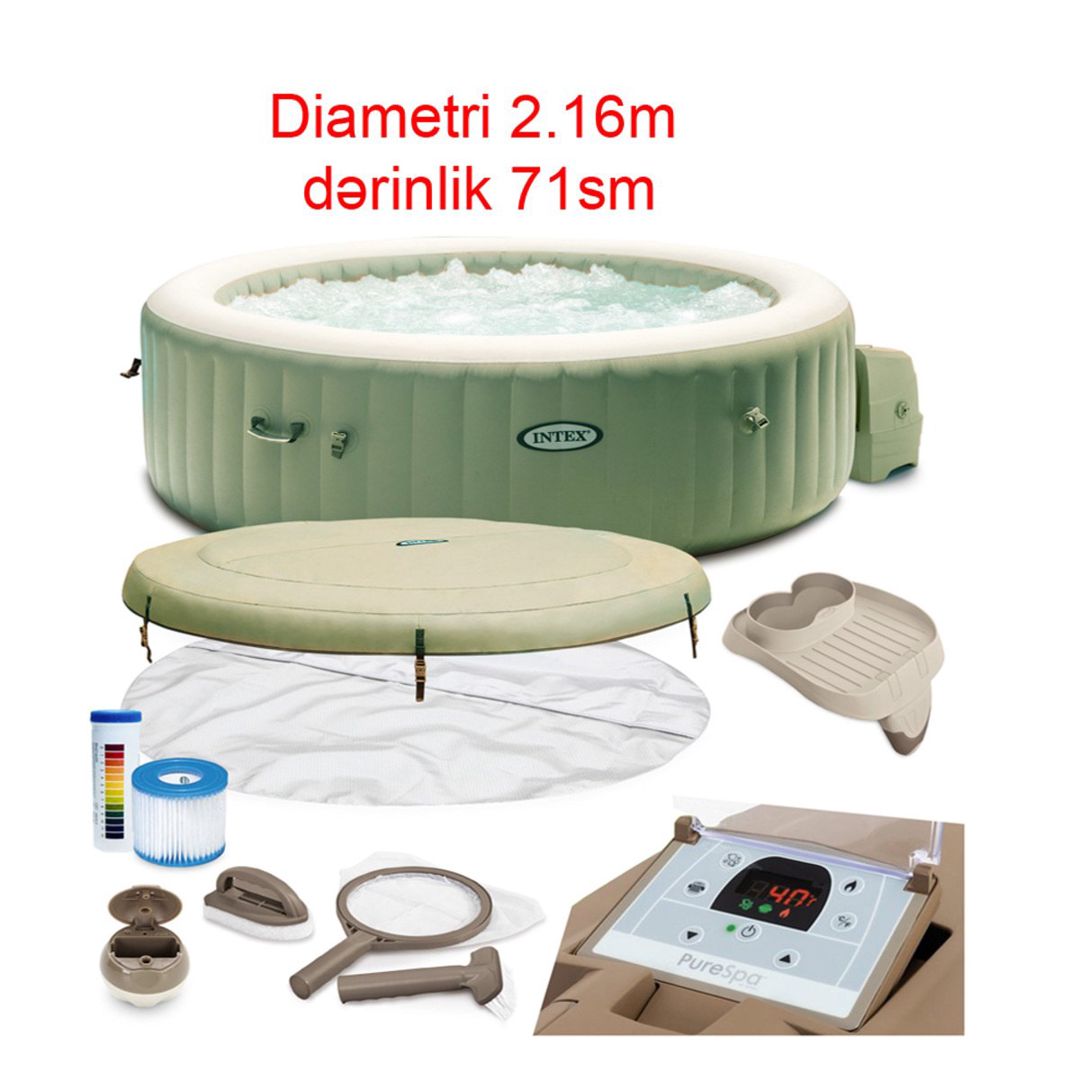 İntex Spa hovuzu 28428 (216sm) — İdman, hobi, istirahət, Bakı (2)