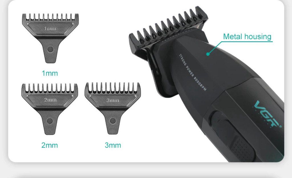 Professional təraş aparatı "VGR 906 2000MAH 9000RPM Ceramic Blades" — Gözəllik və səhiyyə, Bakı (5)