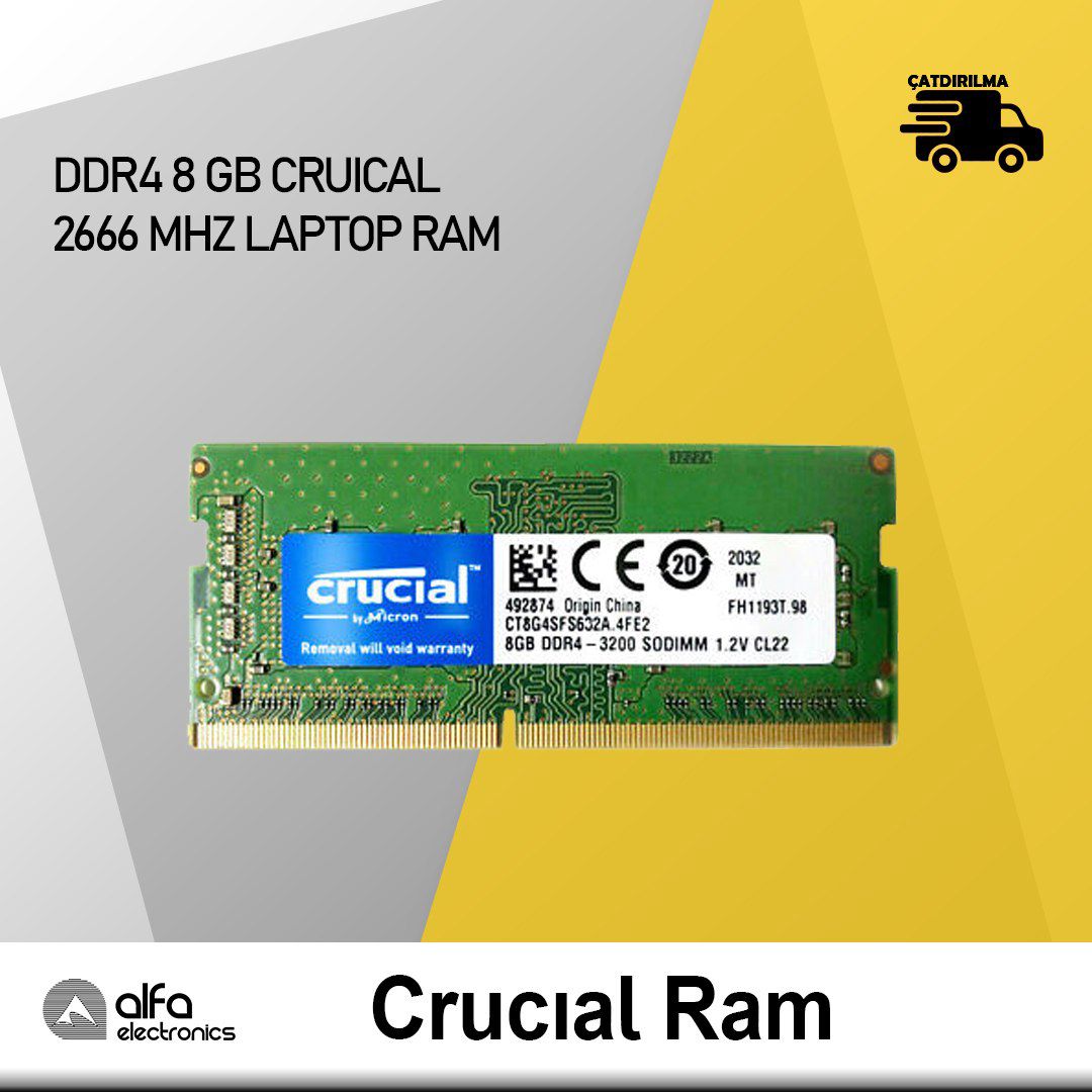 RAM-lar "Crucial" — Kompüterlər və noutbuklar, Bakı (9)