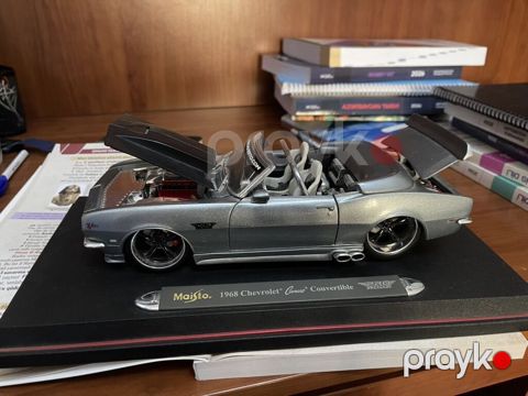 Chevrolet, 1968 il, 1:18, Dəmir, Pulsuz çatdırılma — Pirəkəşkül
