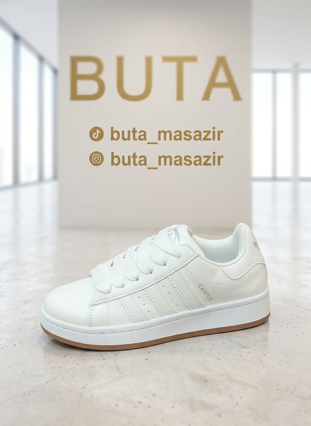 Adidas Campus idman ayaqqabısı - Klassik “Campus” silueti, yandan 3 — Krossovkalar, Masazır (4)