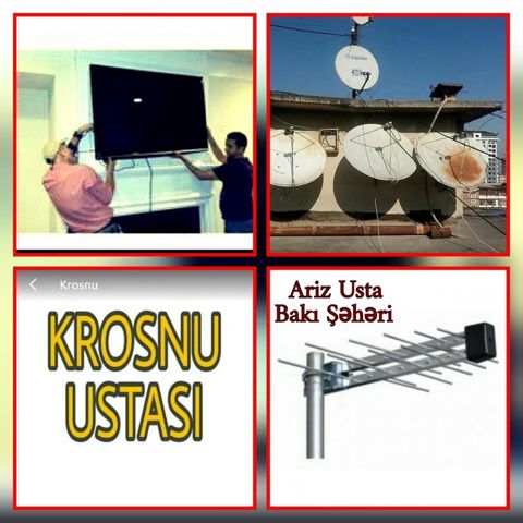 Peyk anten ustası — Bakı