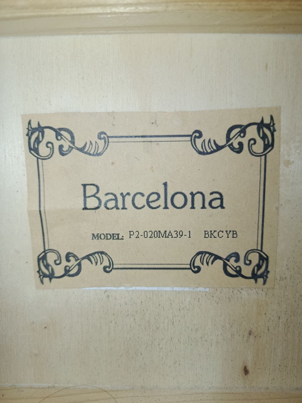 Barcelona klassik gitara – model P2-020MA39-1 (BKC YB) — Gitarlar və digər simli alətlər, Bakı (3)