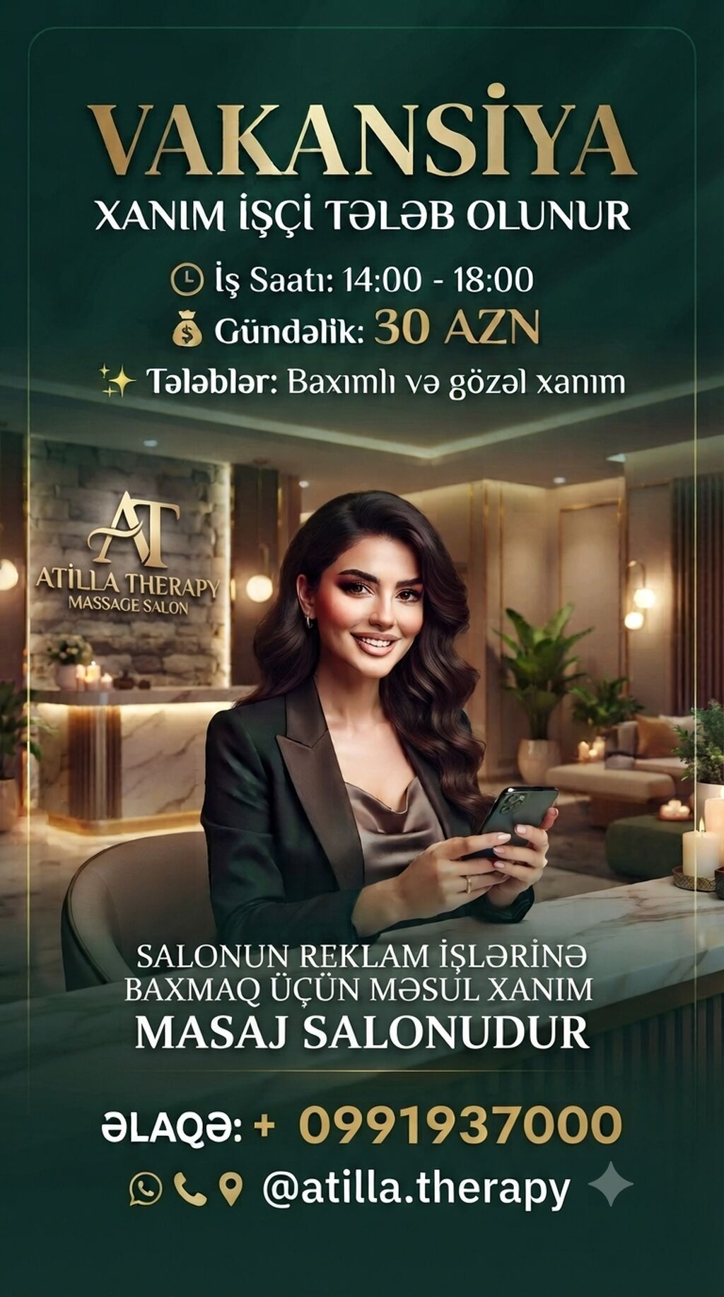 SMM menecer tələb olunur — Marketing, reklam, PR, Bakı