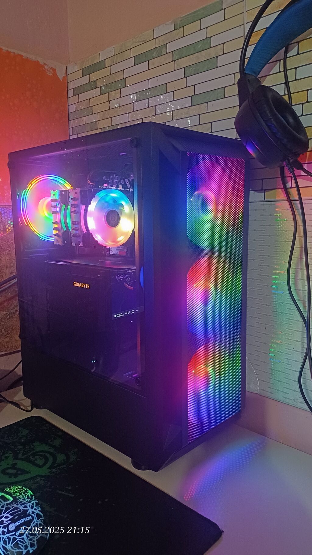 Cpu İ5 12400F Ana plata H610M Ram 16GB DDR 4 3200mhz Gpu RTX 2080 — Masaüstü kompüterlər, Masazır (2)
