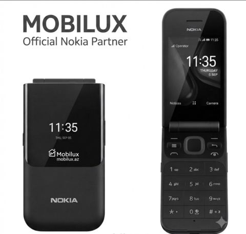 Nokia 2720 Flip Black 4GB — Bakı
