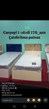 Çarpayı – tək nəfərlik model - Qiymət: 170 AZN (şəkildə göstərildiyi — IlksimayMebel