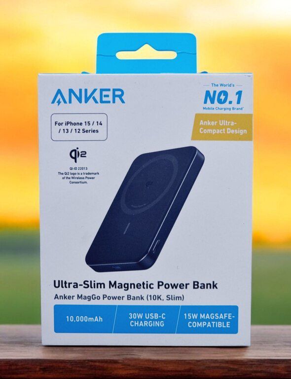 Power bank "Magsafe Anker Ultra Slim 15W QI2 — Smartfonlar, Bakı (2)