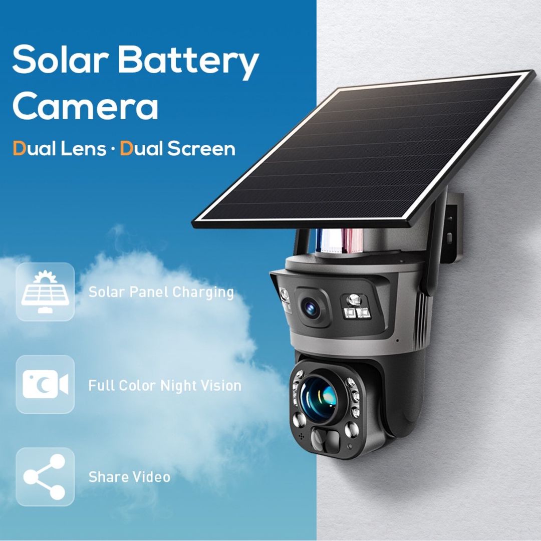 Ubox 36X Solar Kamera 4G — Ağıllı ev və təhlükəsizlik, Bakı (3)