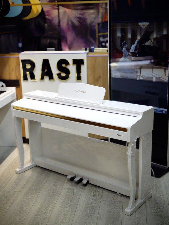 Elektro piano "Allegro, AG - F100 Polısh - White" — Musiqiə alətləri, Bakı (3)