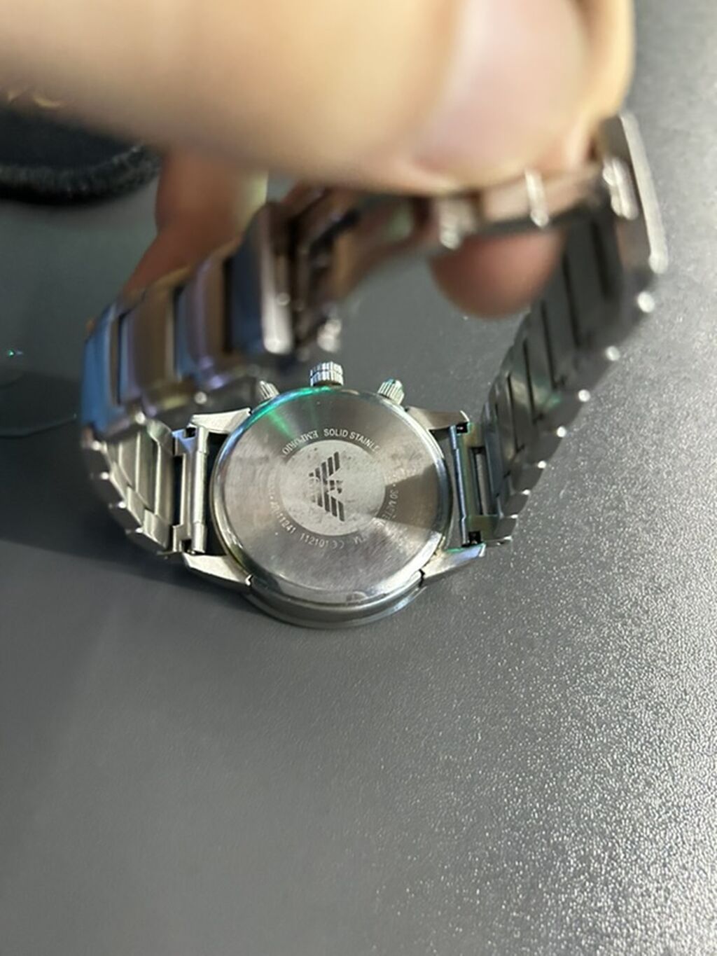 Emporio Armani kişi qol saatı - Brend: Emporio Armani - Korpus və — Qol saatları, Bakı (3)