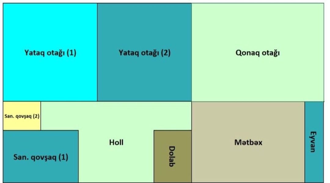 Satılır 3 otaqlı yeni tikili 135 m² — Mənzil, Bakı (7)