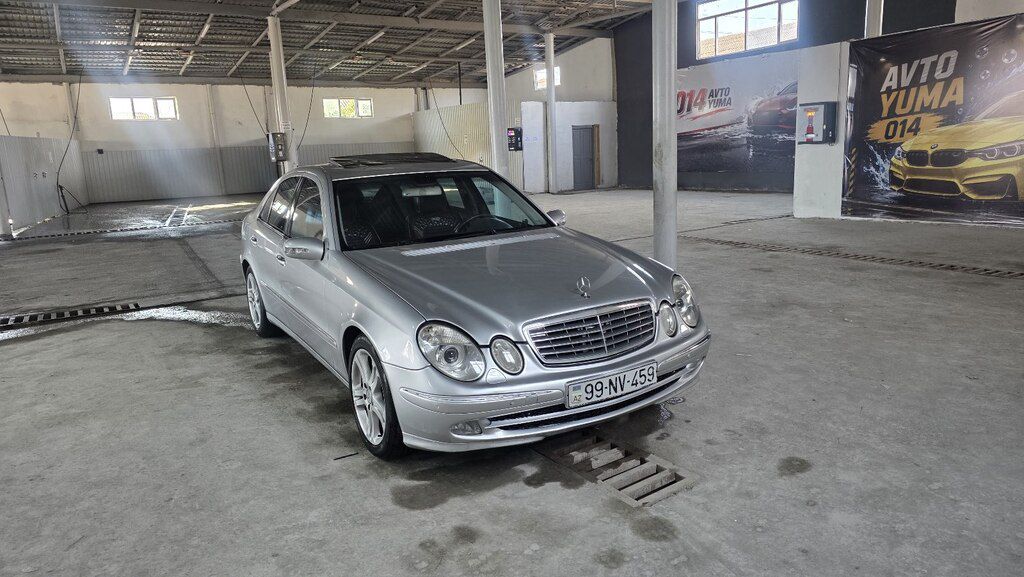 Mercedes E 320, 3.2 L, 2003 il, 369 558 km — Avtomobillər, Sumqayıt (3)