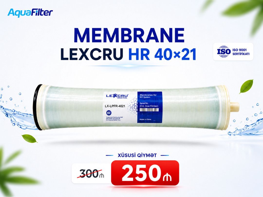 Əks osmos membranı Lexcru 40×21 HR — Ev texnikası, Bakı (2)