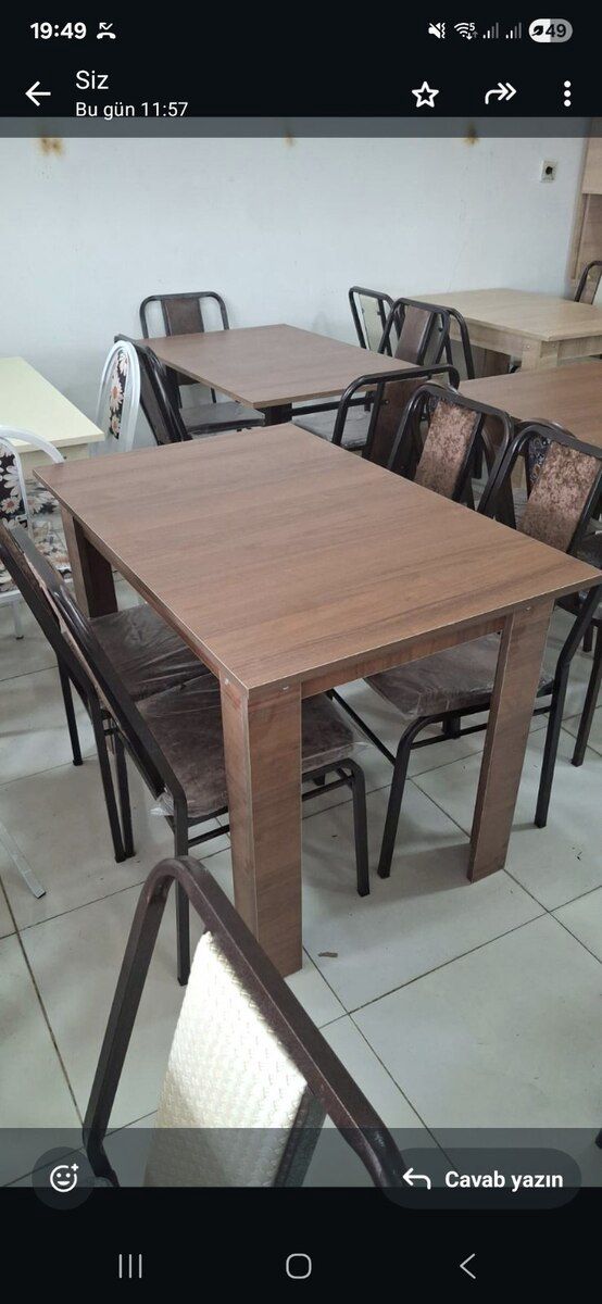Masa və oturacaqlar — Mebel, Bakı