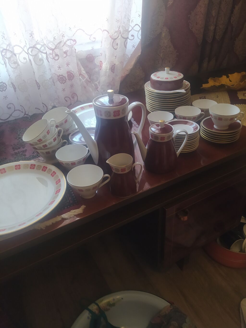 Çay dəsti, Farfor, Almaniya — Süfrə qabı, Digah (3)