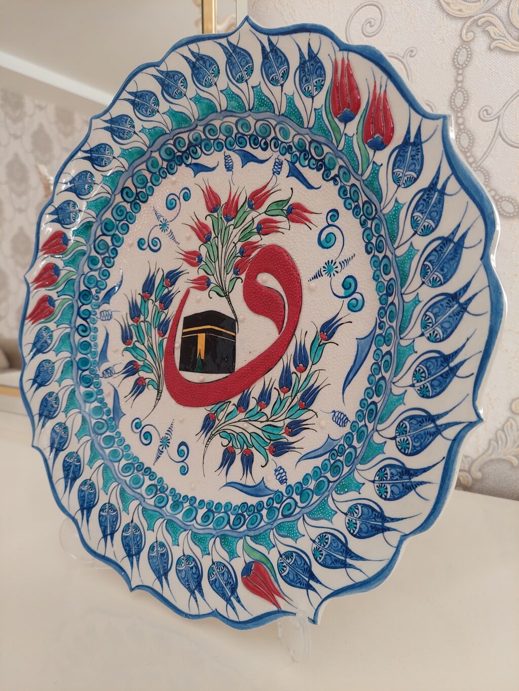 Boşqablar, 1 əd, rəng - Göy, Keramika — Süfrə qabı, Bakı (3)