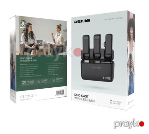 Green Lion Duo Cast Wireless Mikrofon Green Lion Duo Cast Wireless — Bakı