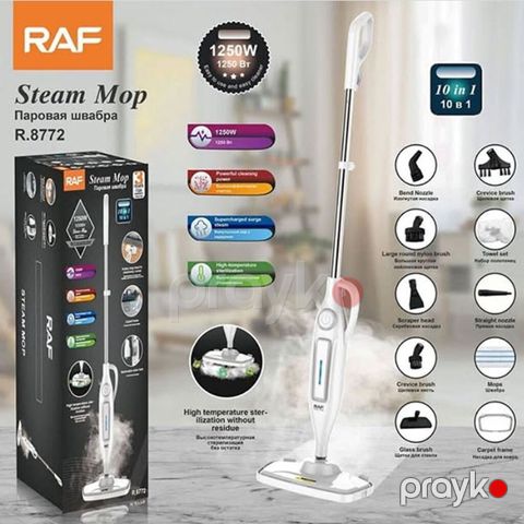 Elektrik buxarli döşəmə təmizləyicisi RAF Steam Mop R.8772 – 10‑u