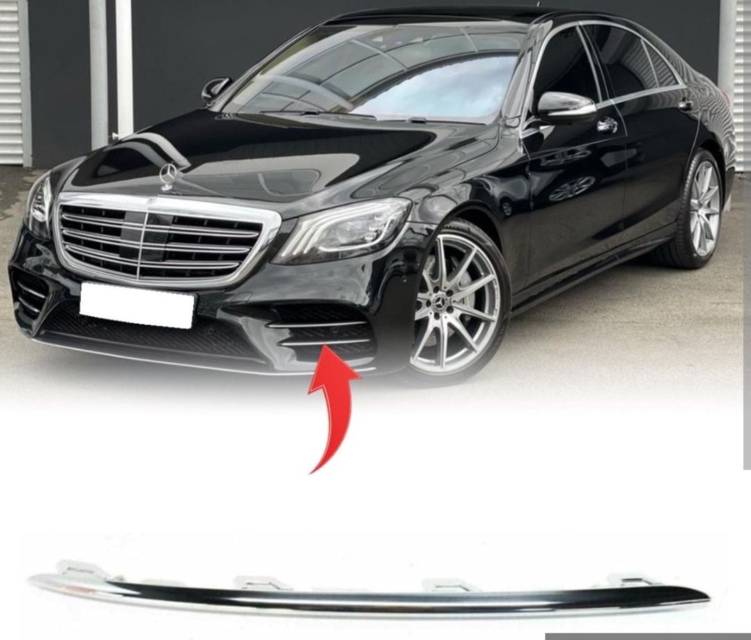 Mercedes-Benz W222 ön bufer torunun nikeli — Ehtiyat hissələri və aksesuarlar, Bakı (3)