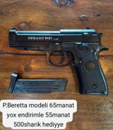 Shuang Wei C.18 – P.Beretta üslublu pnevmatik/oyuncaq tapança. Korpus — Игрушечное оружие