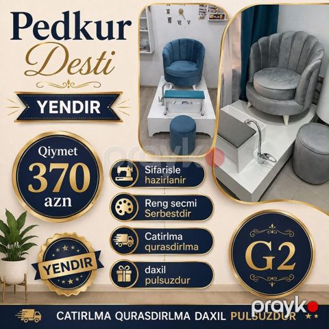 Pedkur desti Yendir Qiymet 370 azn Sifarisle hazirlanir Reng secmi — Bakı