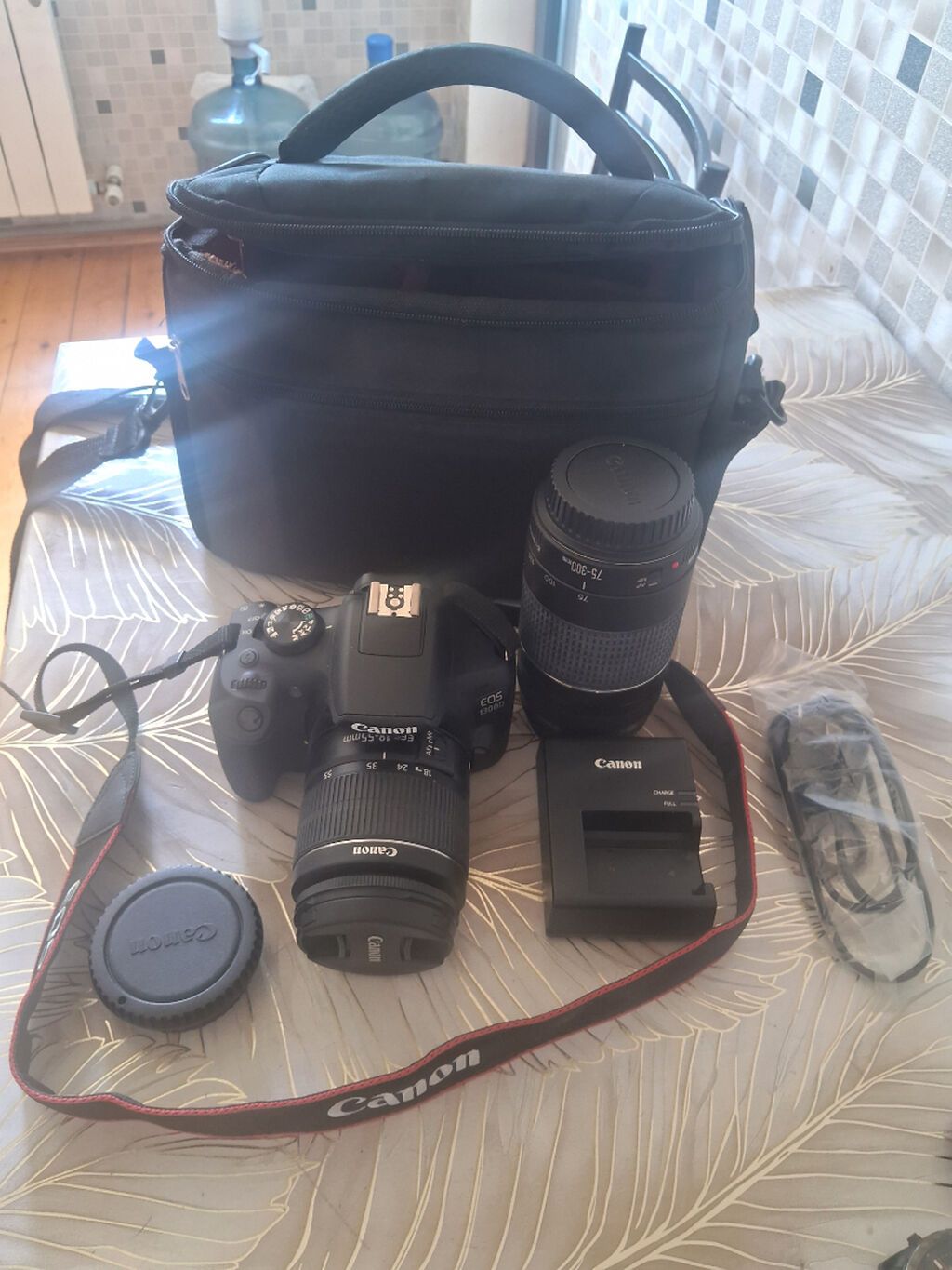 Canon EOS 13000D fotoaparat dəsti Komplekt: - Canon EOS 1300D Dslr — Fotoaparat, Bakı (2)