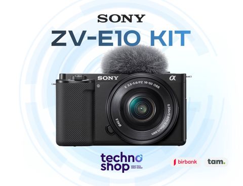 Fotoaparat "Sony ZV-E10 kit 16-50 mm" — Bakı