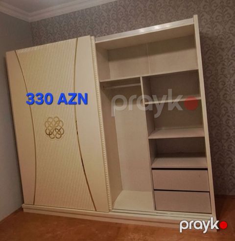 Məhsul: Yataq otağı üçün krem rəngli mebel dəsti hissələri 1) Kupe