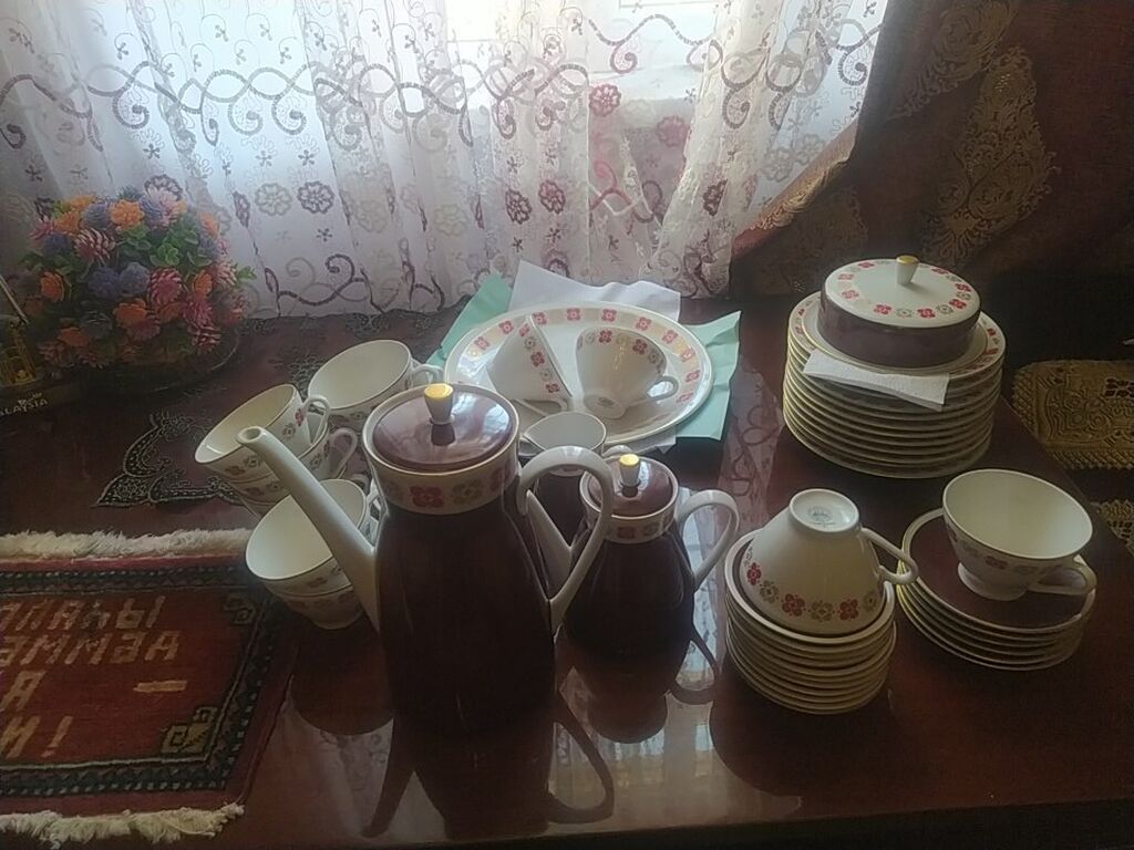 Çay dəsti, Farfor, Almaniya — Süfrə qabı, Digah (6)