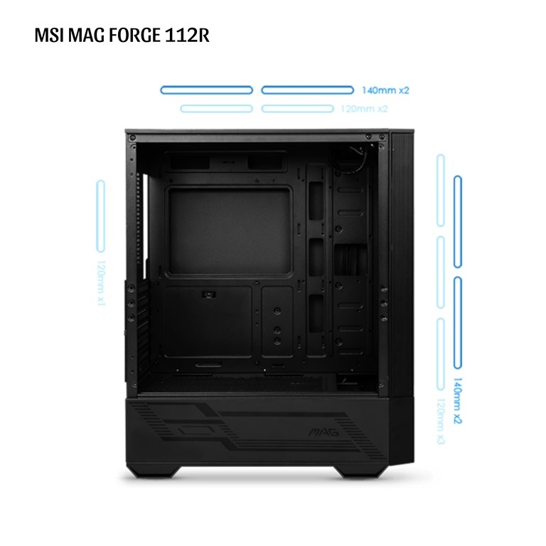 MSİ MAG Forge 112R Gaming Case — Kompüterlər və noutbuklar, Bakı (4)
