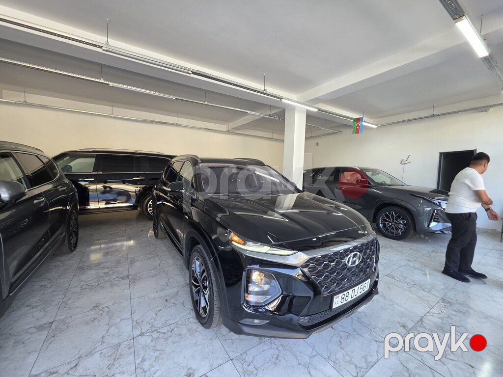 Hyundai Santa Fe, 2.0 L, 2019 il, 164 500 km — Avtomobillər, Bakı (6)