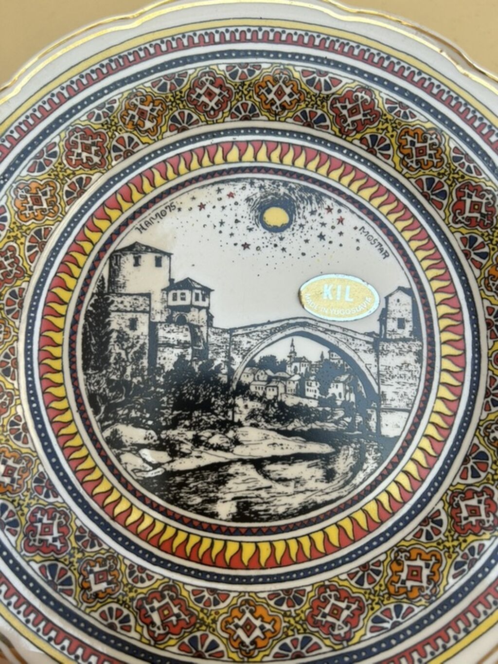 Boşqablar, 1 əd, rəng - Qızılı, Keramika — Süfrə qabı, Bakı (2)