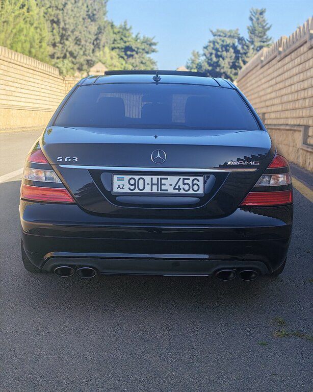 Mercedes S 63 AMG, 6.2 L, 2008 il, 120 453 km — Avtomobillər, Bakı (2)
