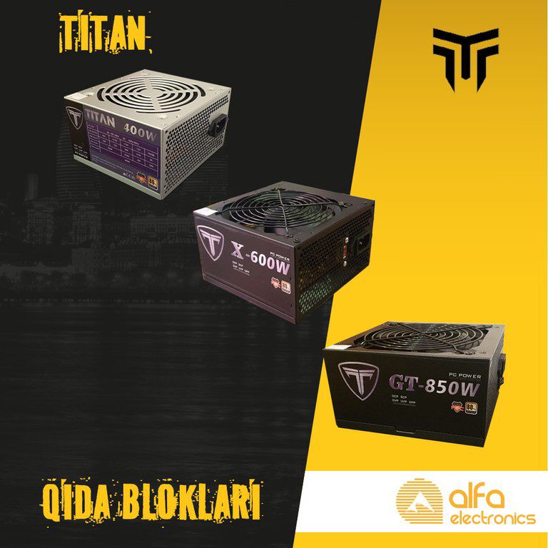 Qida blokları "Titan" (Power Supply) — Kompüterlər və noutbuklar, Bakı (2)