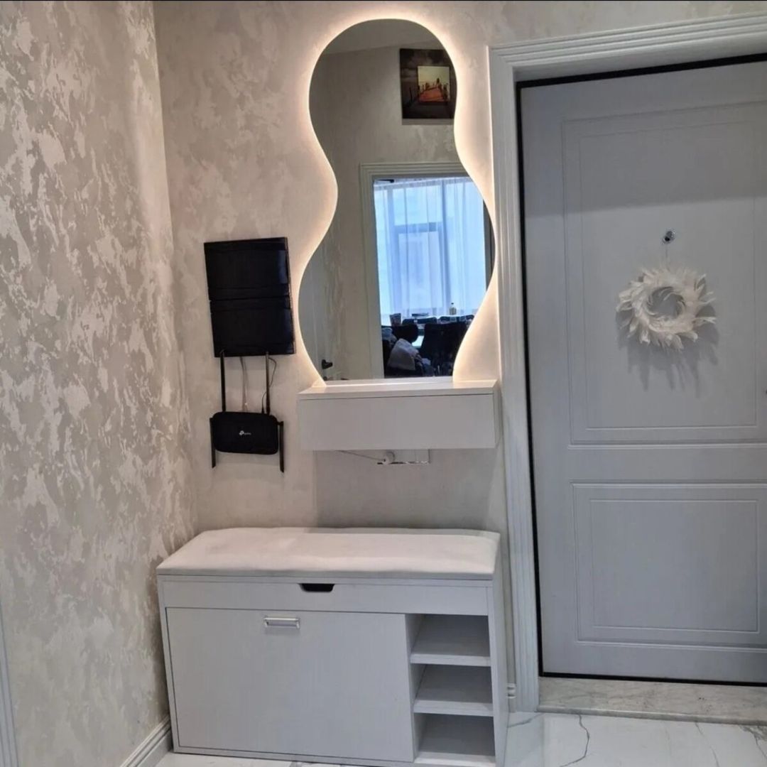 Ayaqqabı dolabı və LED güzgü — Mebel, Bakı (2)