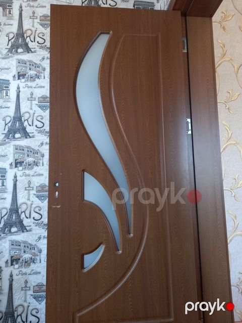 2eded qalb olaraq satlr Taxta rəngli interyer qapısı – şüşəli — Sumqayıt