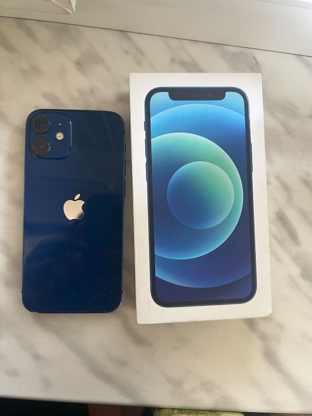 IPhone 12 mini, 128 GB, Göy, Barmaq izi, Face ID — Apple iPhone, Bakı