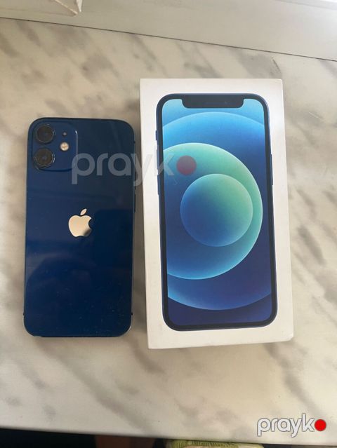 IPhone 12 mini, 128 GB, Göy, Barmaq izi, Face ID — Bakı